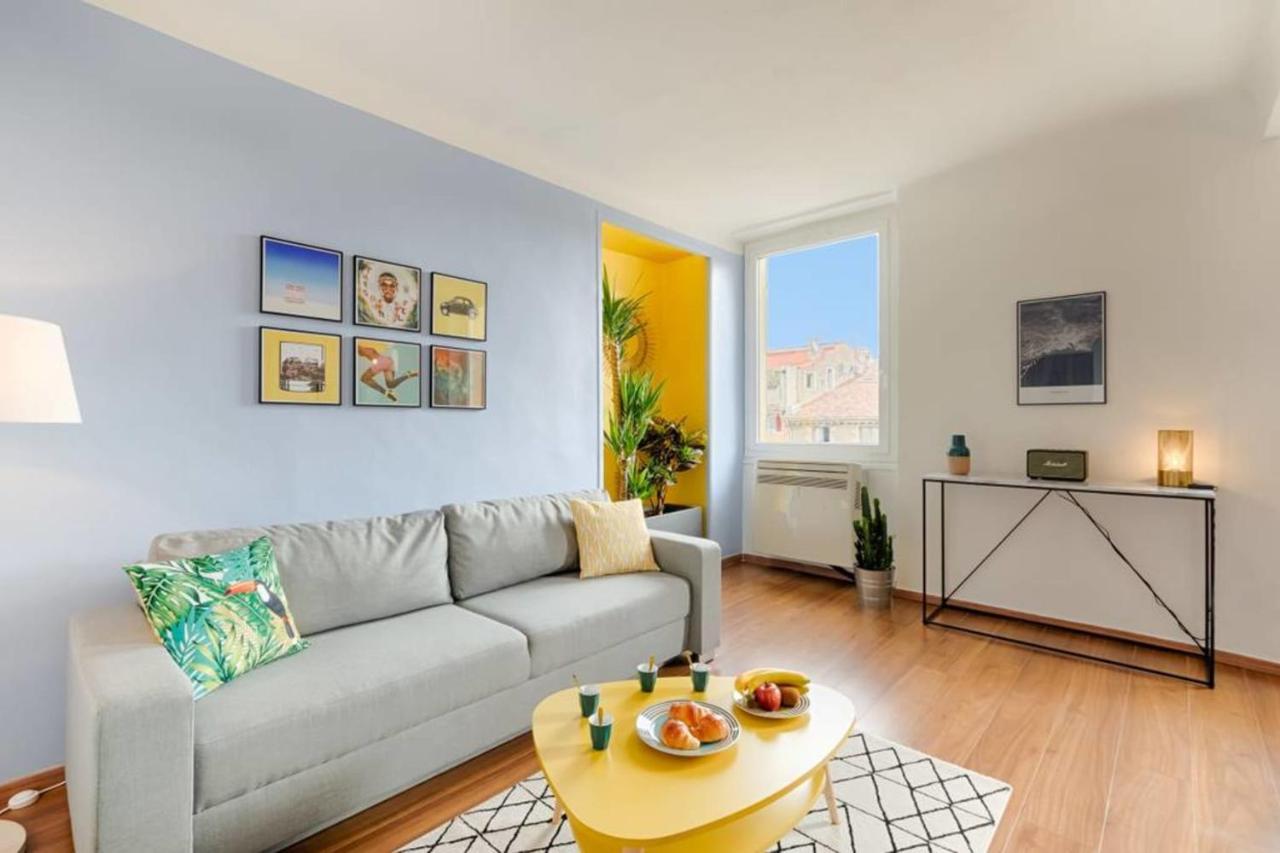 Splendide Appartement Sur Le Cours Estienne D'Orves Марсель Экстерьер фото